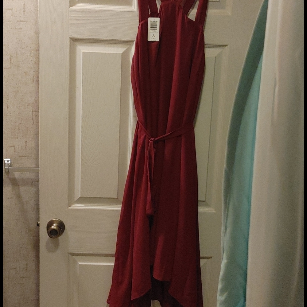 Burgundy Torrid dress Sz 2